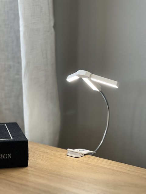 Clip Multi-light LED oppladbar boklys 31cm hvit, bilde 14 av 14