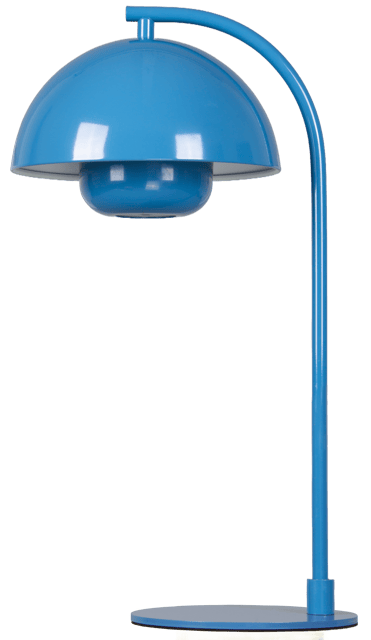 Myla LED oppladbar bordlampe 45cm blå 2