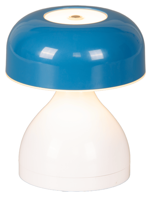 Myla Mini LED oppladbar bordlampe 12cm blå 3