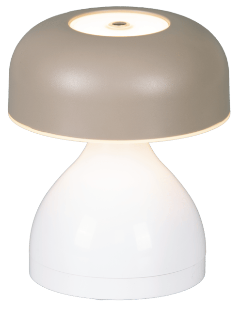 Myla Mini LED oppladbar bordlampe 12cm beige 3