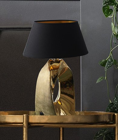 Taba bordlampe 33cm gull 2