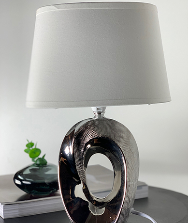 Taba bordlampe 33cm krom 3