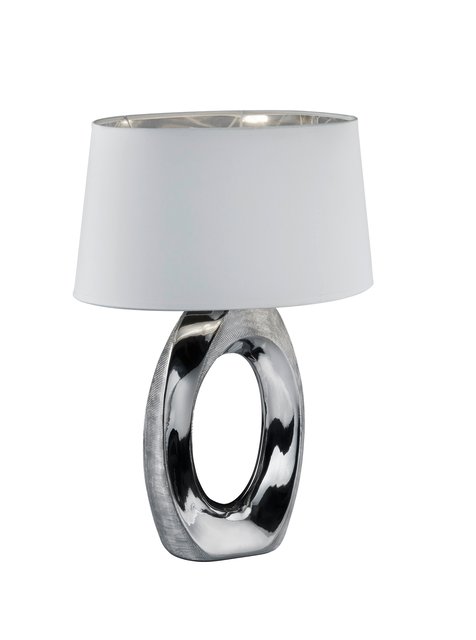 Taba bordlampe 52cm sølv, bilde 2 av 3