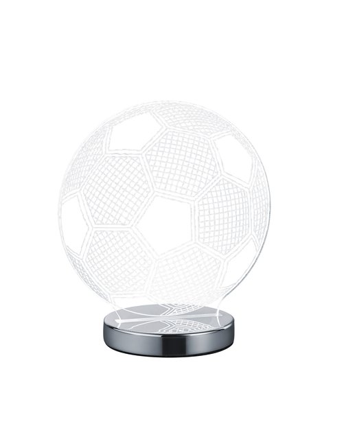 Ball LED bordlampe 22cm klar 3