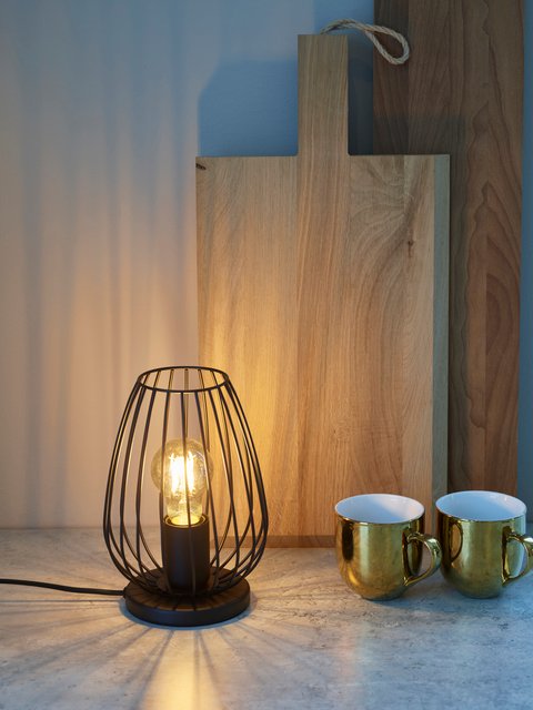 Newtown bordlampe 23cm sort, bilde 2 av 3