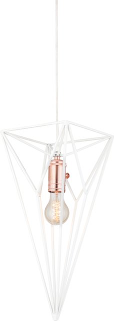 Triangel bordlampe 40cm hvit 4