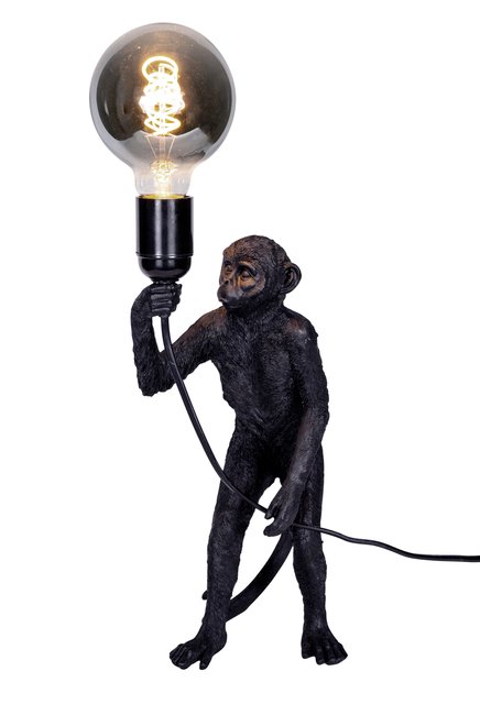 Monkey bordlampe 32cm sort, bilde 12 av 12