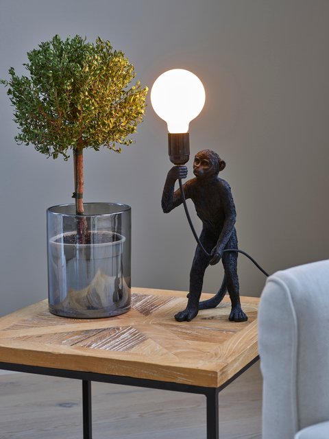 Monkey bordlampe 32cm sort, bilde 10 av 12