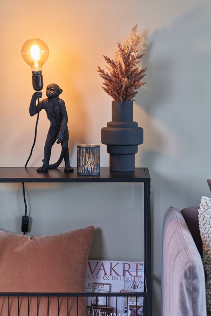Monkey bordlampe 32cm sort, bilde 9 av 12