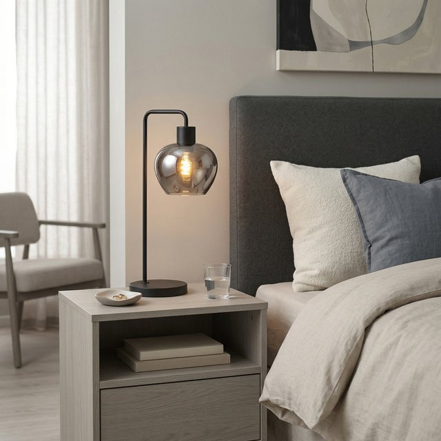 Kelly bordlampe 54cm smoke 2