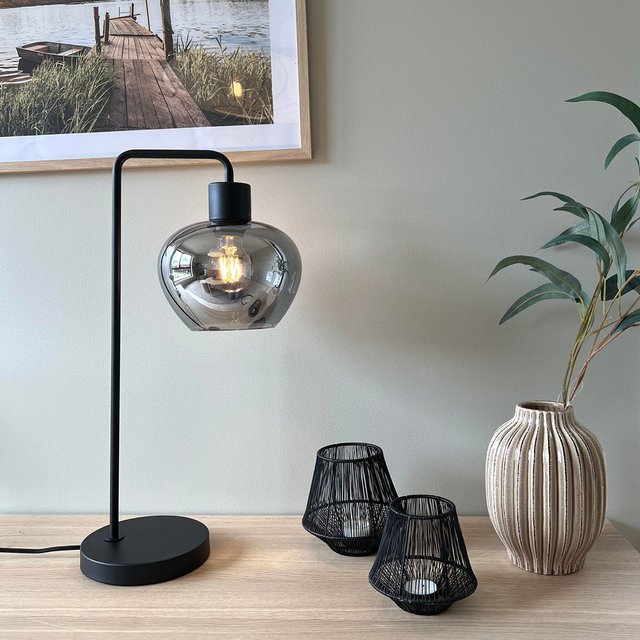 Kelly bordlampe 54cm smoke, bilde 6 av 9
