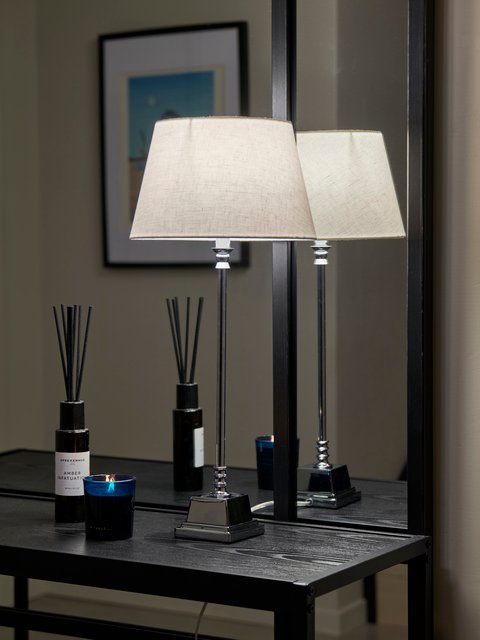 Zara bordlampe 45cm krom 4