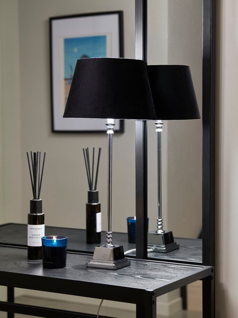 Zara bordlampe 45cm krom 3