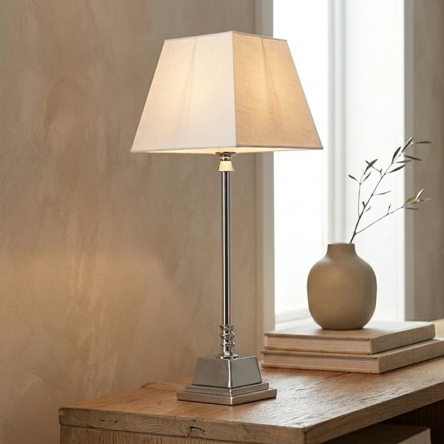 Zara bordlampe 45cm krom 1