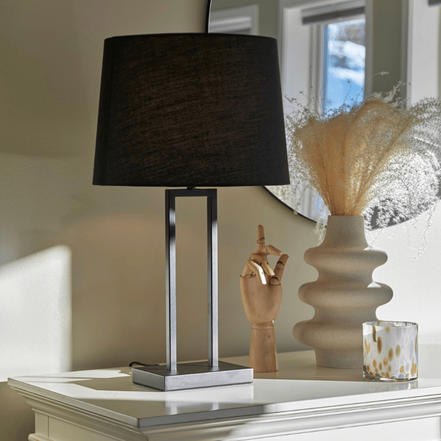 Texas bordlampe 42cm sort 2