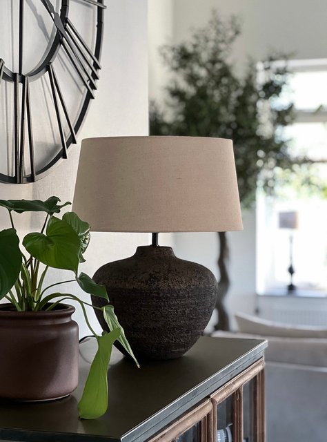 Lou bordlampe 46cm brun 3