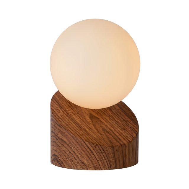 Len bordlampe 16cm brun 2