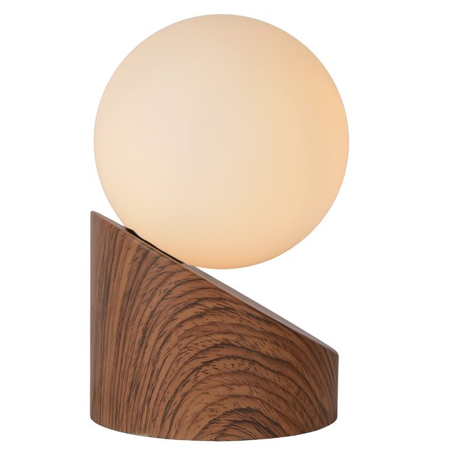 Len bordlampe 16cm brun 3