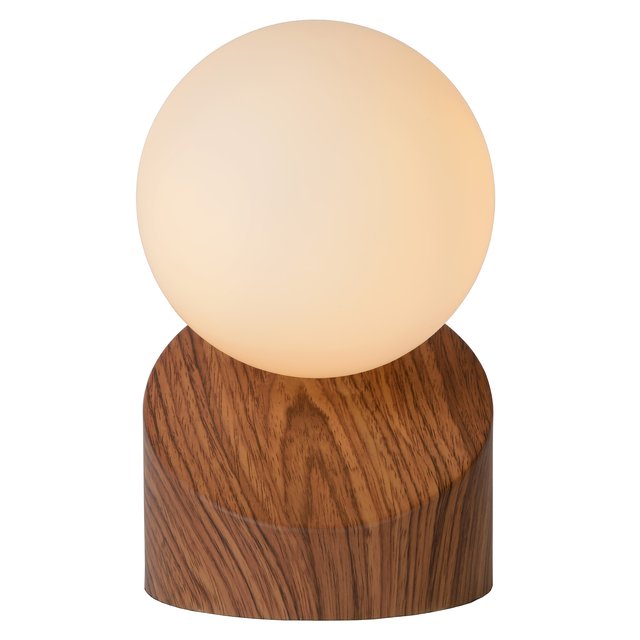 Len bordlampe 16cm brun 4