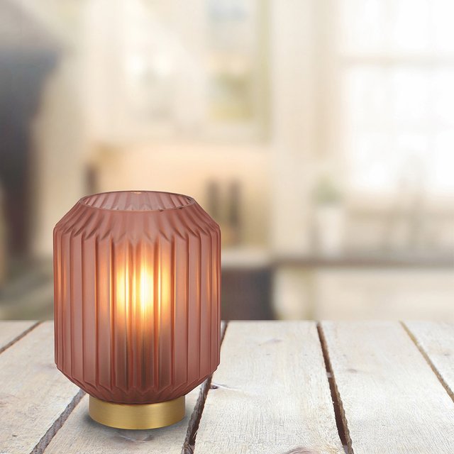 Sueno bordlampe 17cm rosa 1