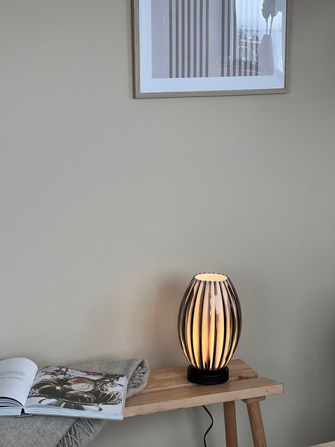 Calamaris II bordlampe 29cm smoke 3