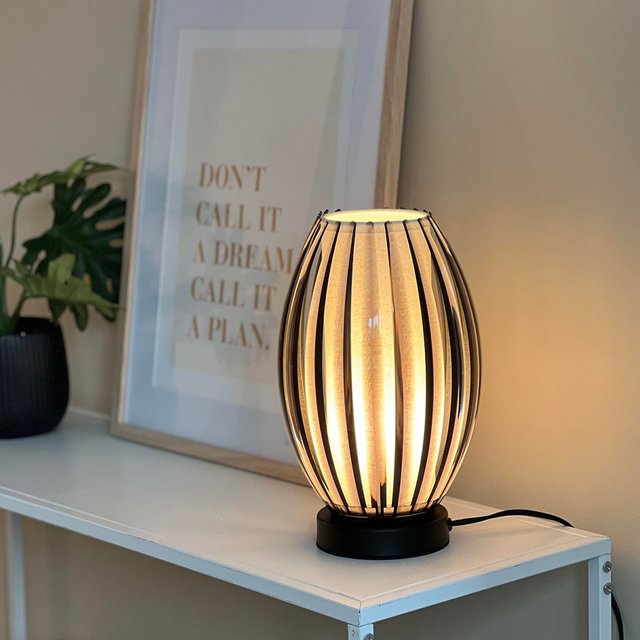 Calamaris II bordlampe 29cm smoke 2