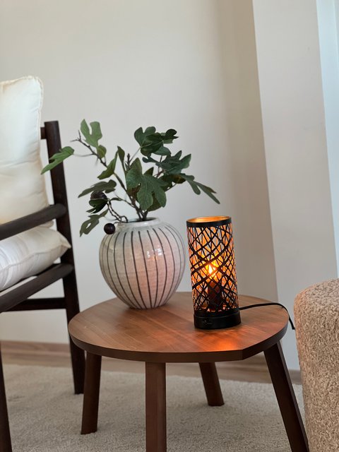 Esmeralda bordlampe 20cm sort 2