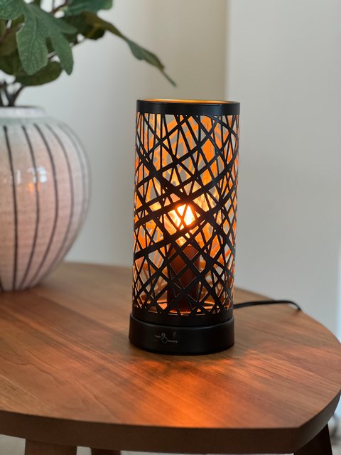 Esmeralda bordlampe 20cm sort 3
