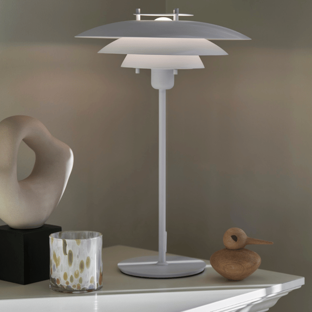 Joakim bordlampe 53cm hvit 2