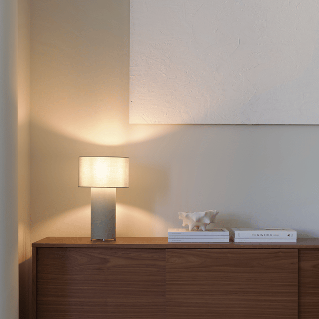 Bale bordlampe 40cm blå 1