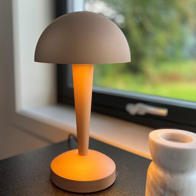 Canaria bordlampe 26,5cm brun 2
