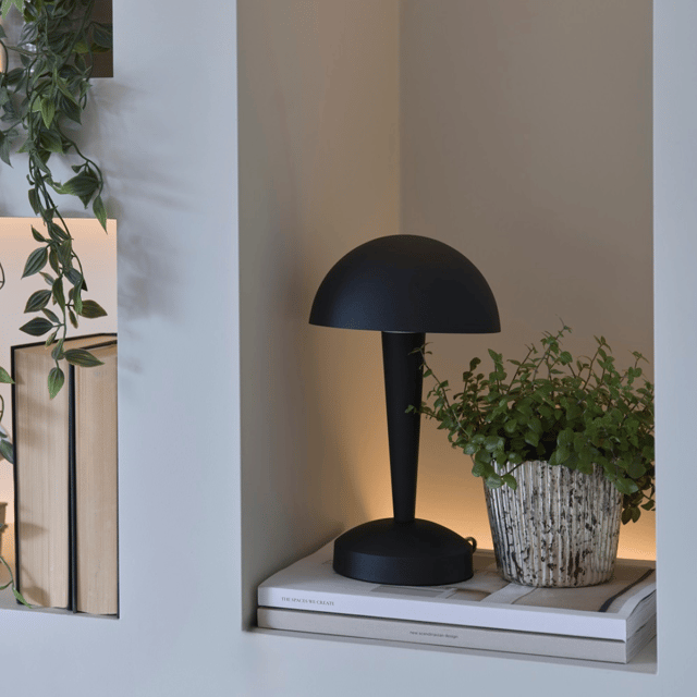 Canaria bordlampe 26,5cm sort 1