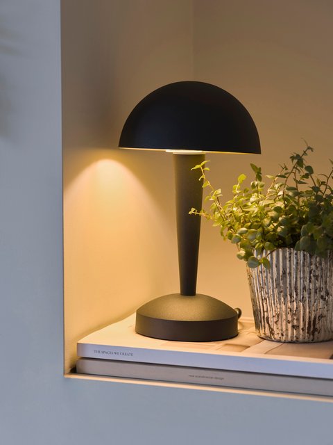 Canaria bordlampe 26,5cm sort 3