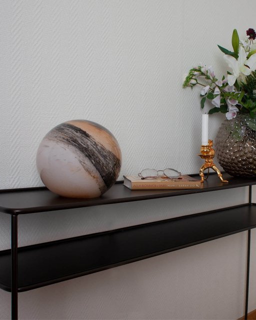Mira bordslampe 20cm brun 2