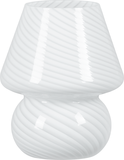 Amanita bordlampe 19cm hvit 3