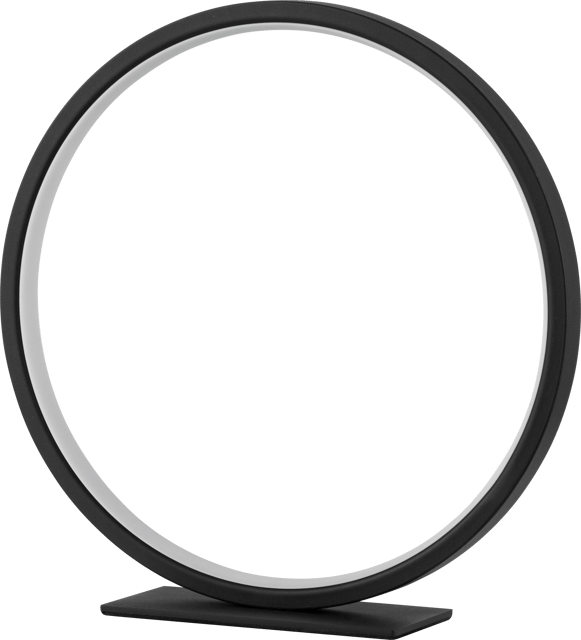 Circle Uno LED bordlampe 29cm sort 2