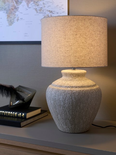 Cornelis bordlampe 61cm grå 3