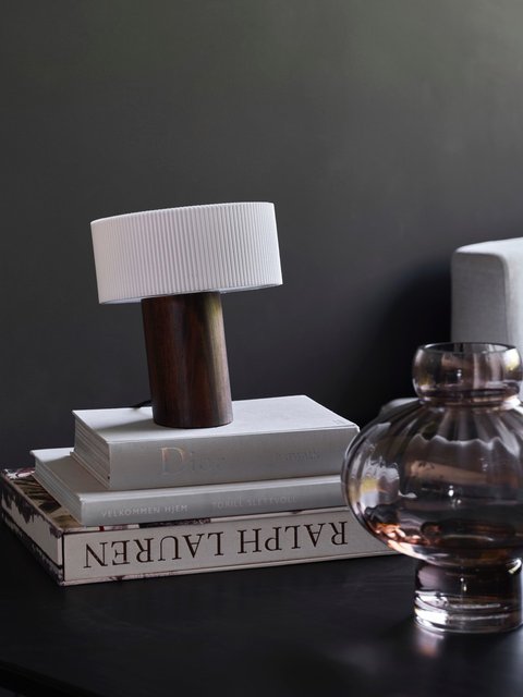 Pisa bordlampe 20cm brun 3