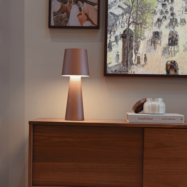 Nubian bordlampe 40cm brun 1