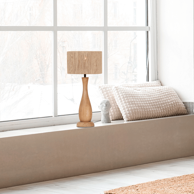 Toba bordlampe 54cm natur 1