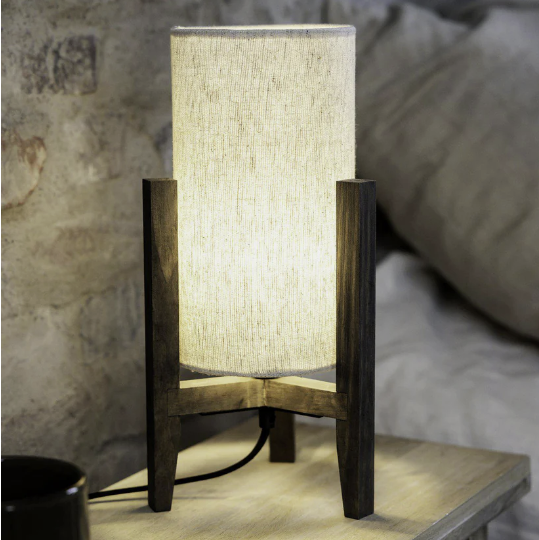 Eruca bordlampe 34cm brun, bilde 1 av 2