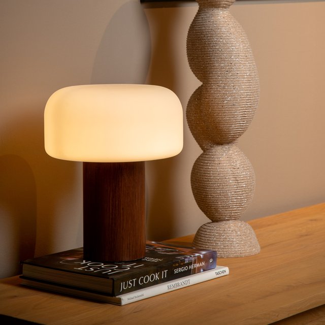 Kenan bordlampe 28cm brun 1