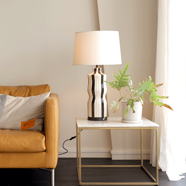 Stripes bordlampe 73cm sort 1