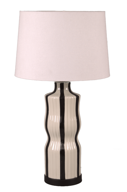 Stripes bordlampe 73cm sort 3