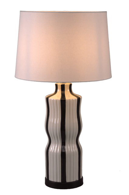 Stripes bordlampe 73cm sort 2