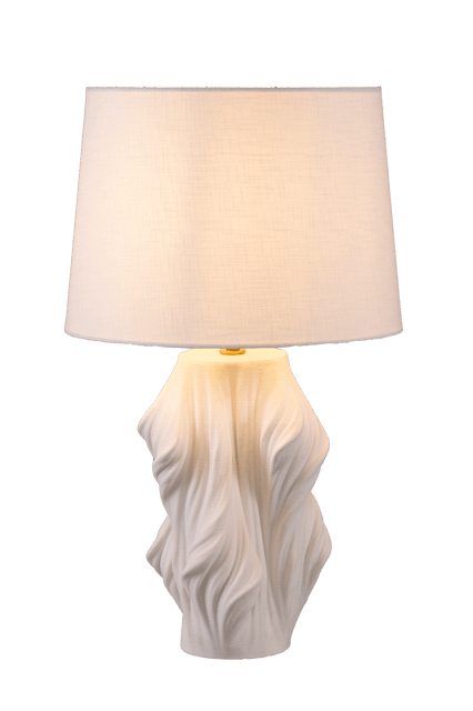 Wave 3D bordlampe 63cm hvit 2