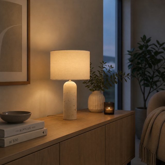 GoGo bordlampe 48cm hvit 1