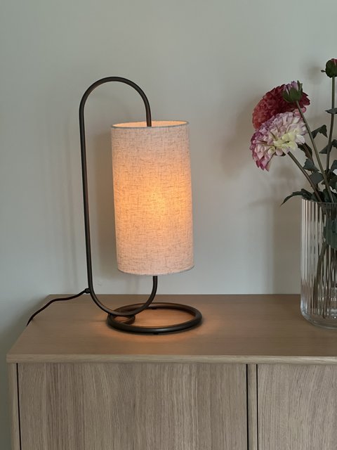 Loop bordlampe 48cm brun, bilde 6 av 9