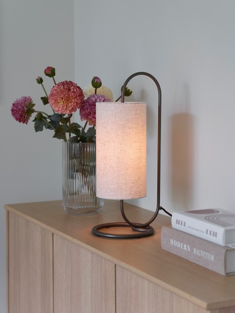 Loop bordlampe 48cm brun 4