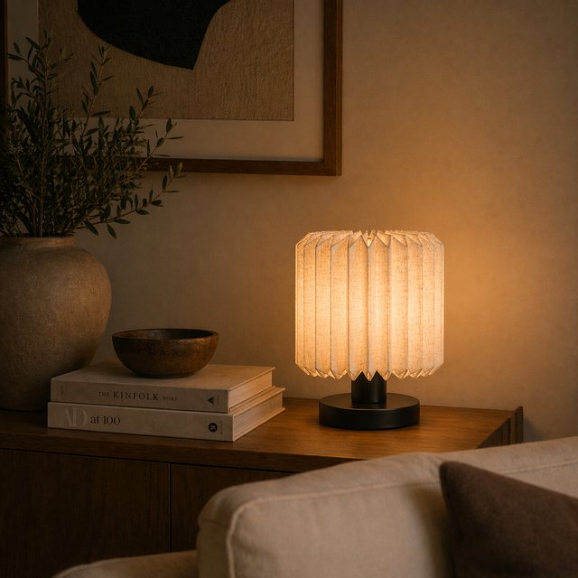 Fleur bordlampe 22cm sort 1